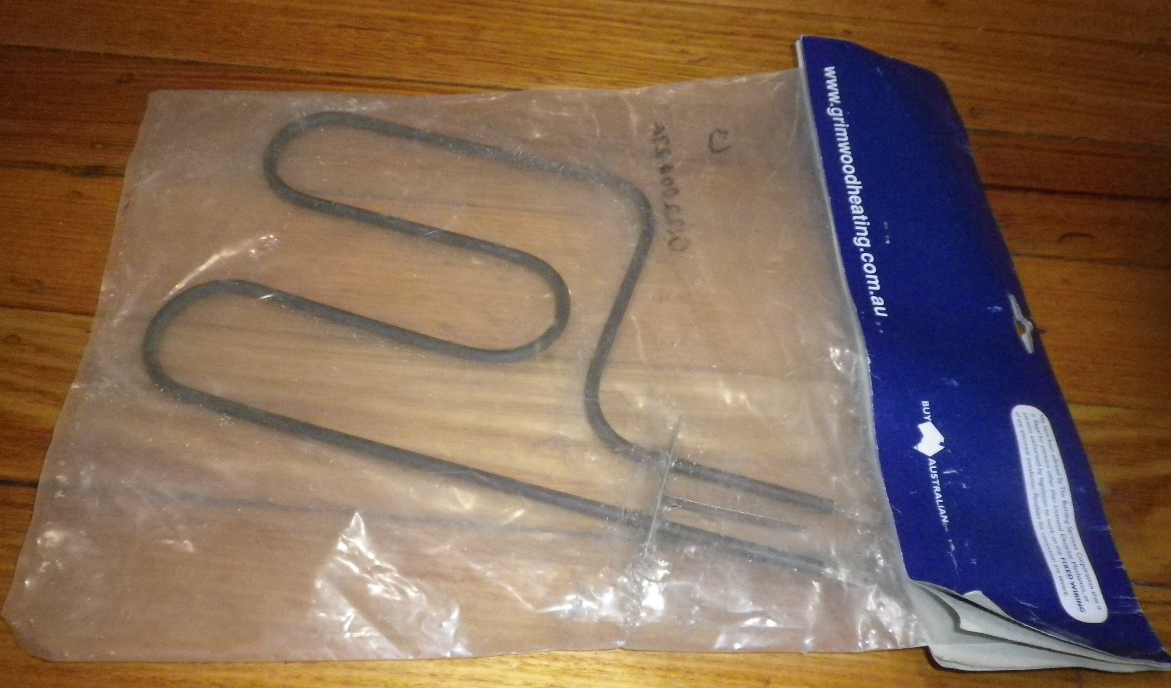 Simpson 1100-Watt Split Grill Heating Element - Genuine Part # 0122004274, Equivalent to Grimwood Part No. VK550000 for Stoves