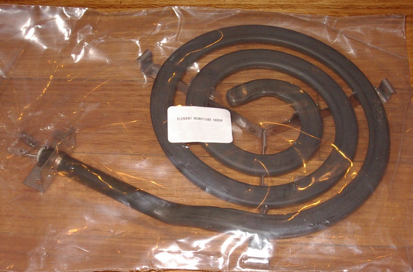 Westinghouse 180mm Wire-in Single-Tube Electric Hotplate - Model 9728SE for Stoves