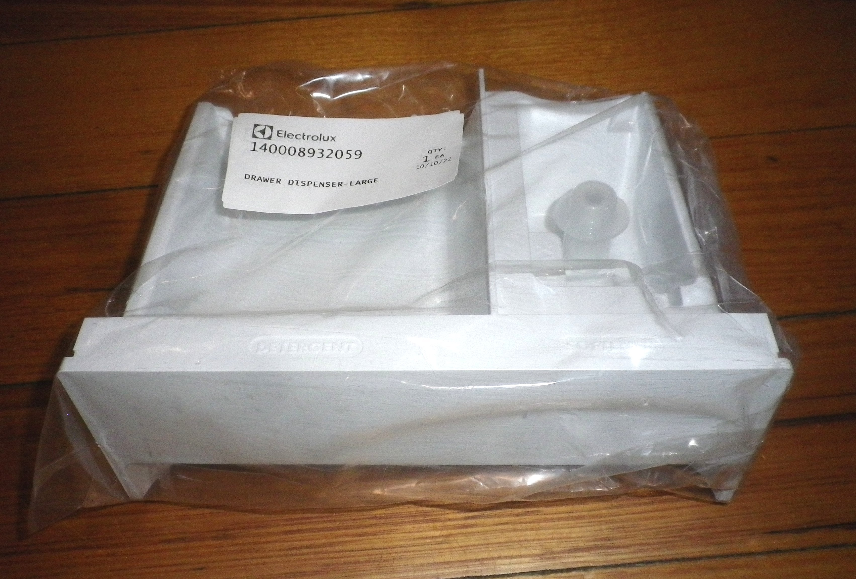 Genuine Simpson SWT1043 and SWT8043 Washing Machine Top Loader Detergent Dispenser Tray - Replacement Part # 140008932059