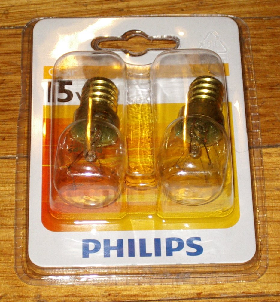 Philips 15W SES E14 Miniature Pilot Globe (Pack of 2) - Part # 079431