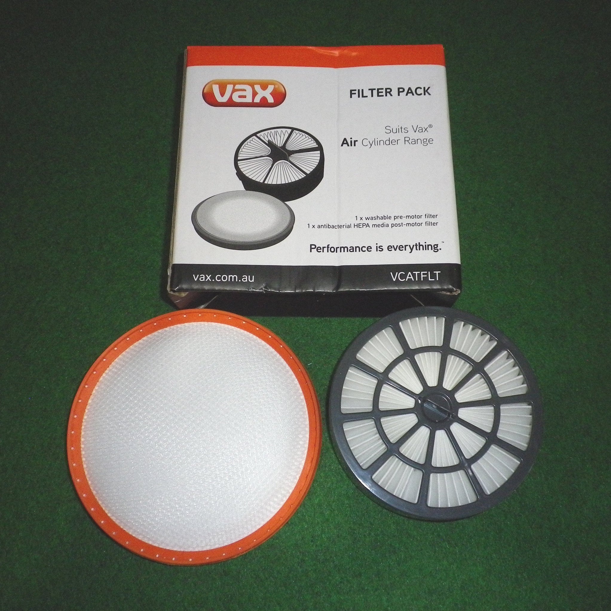 Vax Original VCAPH1500 Air Cylinder High - Efficiency Hepa Filter Set, Part Number VCATFLT for Vacuum Cleaners