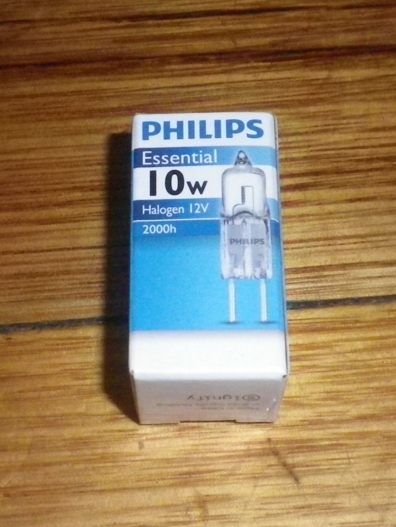 Philips 10-Watt 12-Volt Halogen Wedge Globe with G4 Base - Appliance Lighting Part # 887894