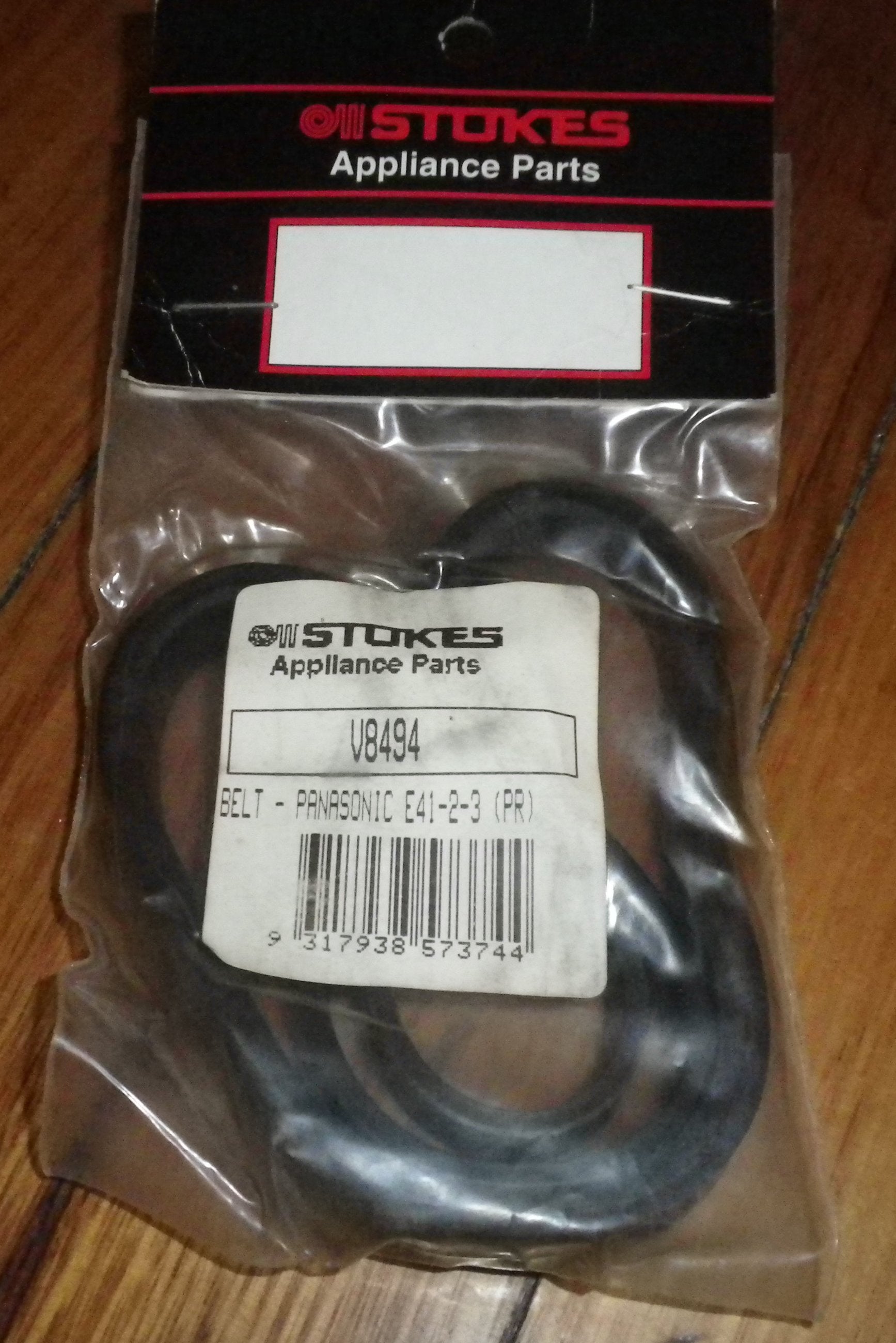 Two-Pack Panasonic Compatible Vacuum Cleaner Agitator Brush Roller Drive Belts - Part Number V8494