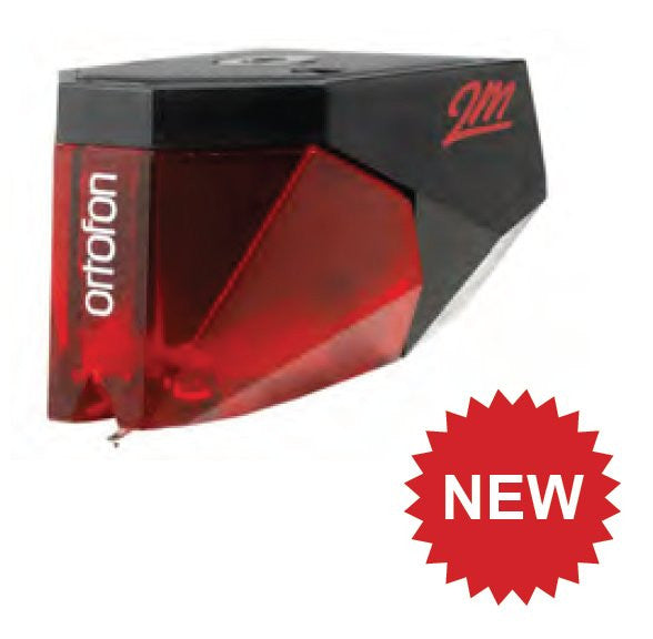 Ortofon 2M-RED Magnetic Phonograph Cartridge Equipped with Elliptical Stylus for Enhanced Sound Quality