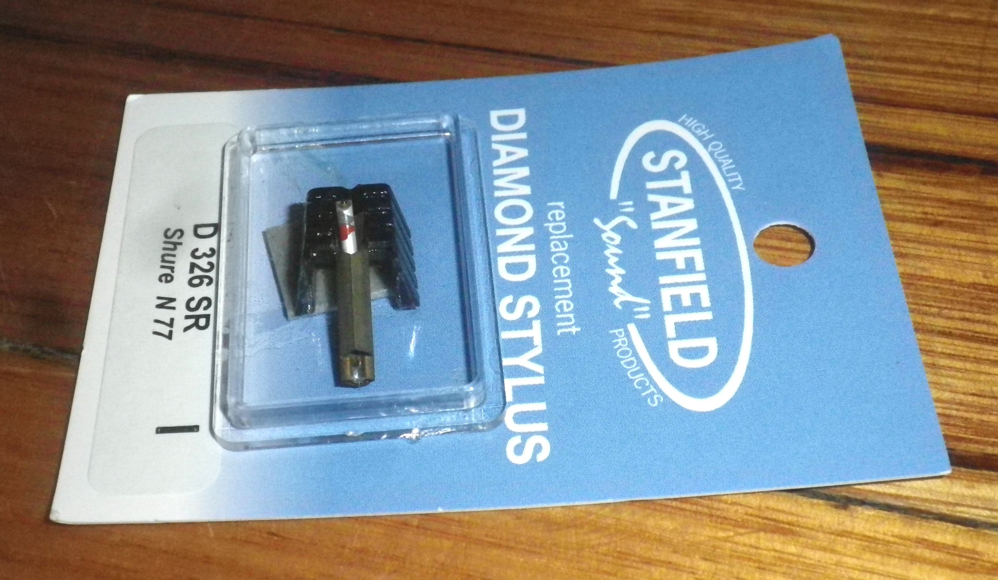 Stanfield D326SR Conical Diamond Stylus Compatible with Shure N77 Turntable
