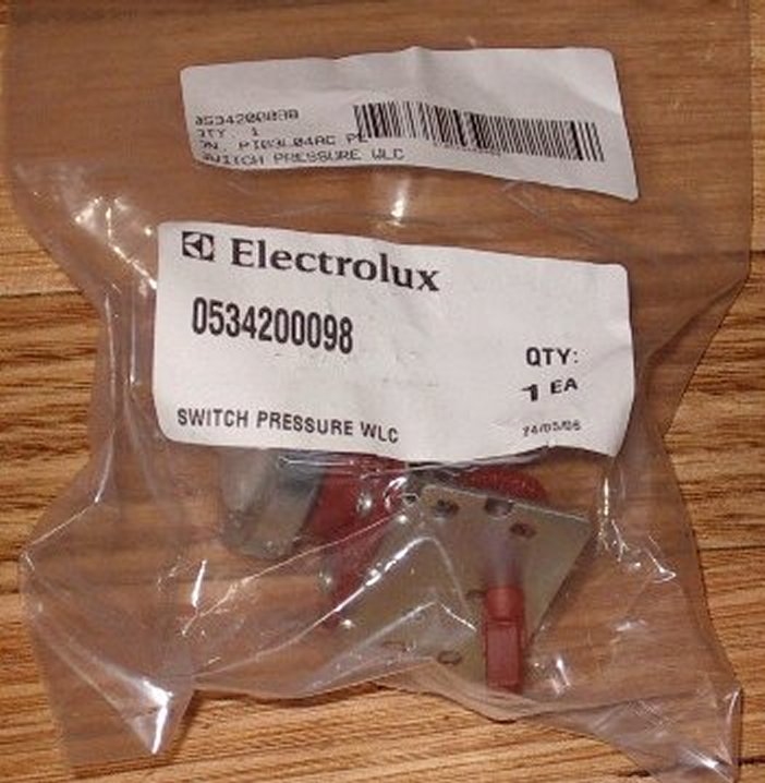 Genuine Simpson Contessa & Hoover 700L/750L Pressure Switch - Part # 0534200098