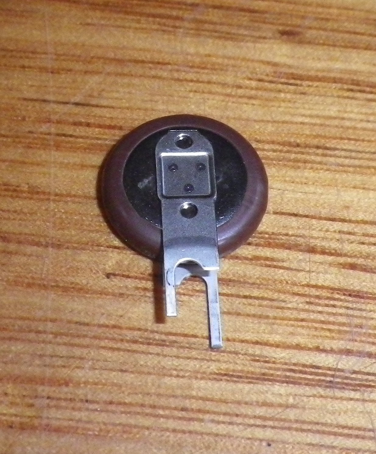 3-Volt Rechargeable Vertical Mount Lithium Battery (VL1220-VCN) with Solder Tags for Circuit Boards