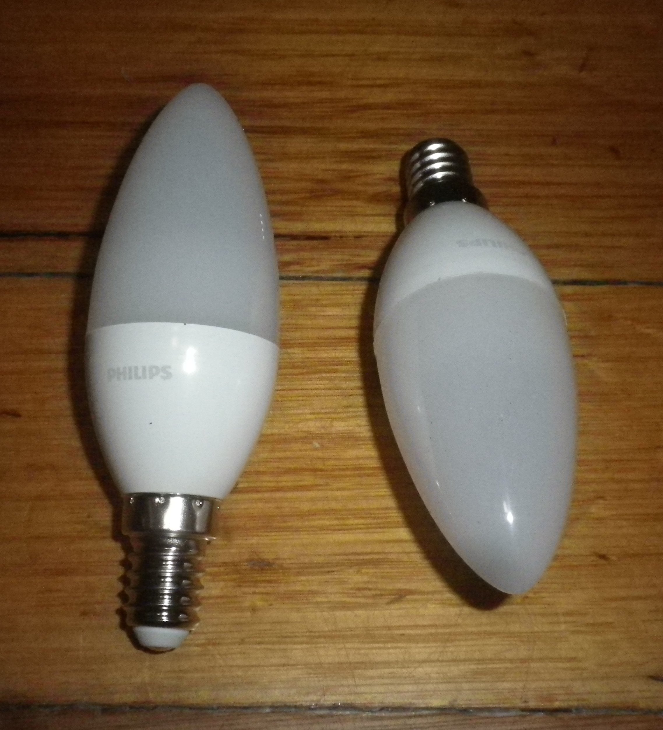Philips 5W SES Candle LED Cool Daylight Globes (Pack of 2) - Part # 724474