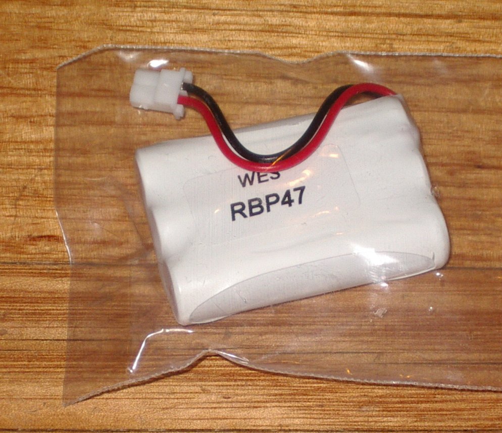 3.6-Volt Rechargeable Nickel Metal Hydride Phone Battery Suitable for Uniden and Omni Devices - Part # RBP47