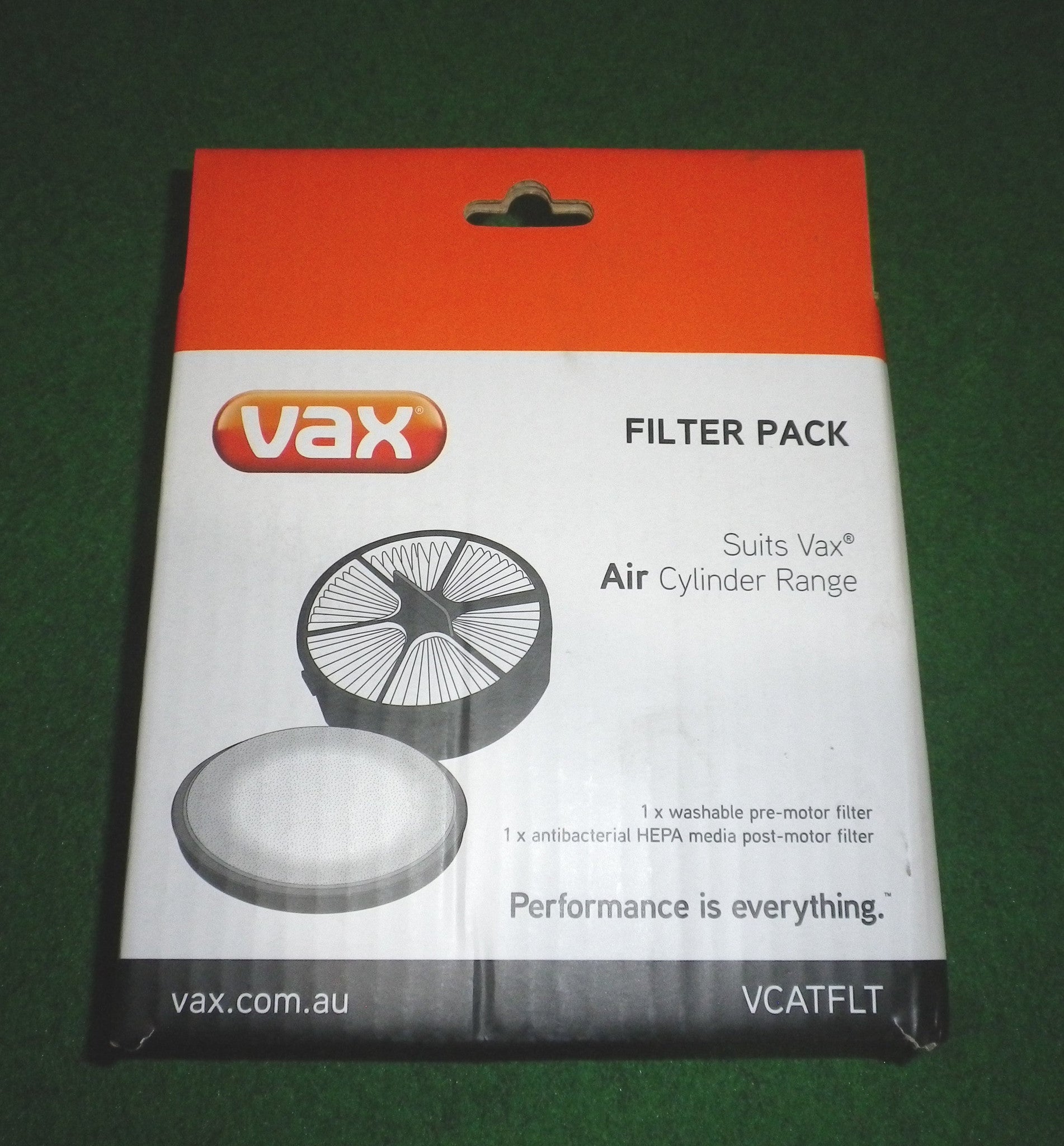 Vax Original VCAPH1500 Air Cylinder High - Efficiency Hepa Filter Set, Part Number VCATFLT for Vacuum Cleaners