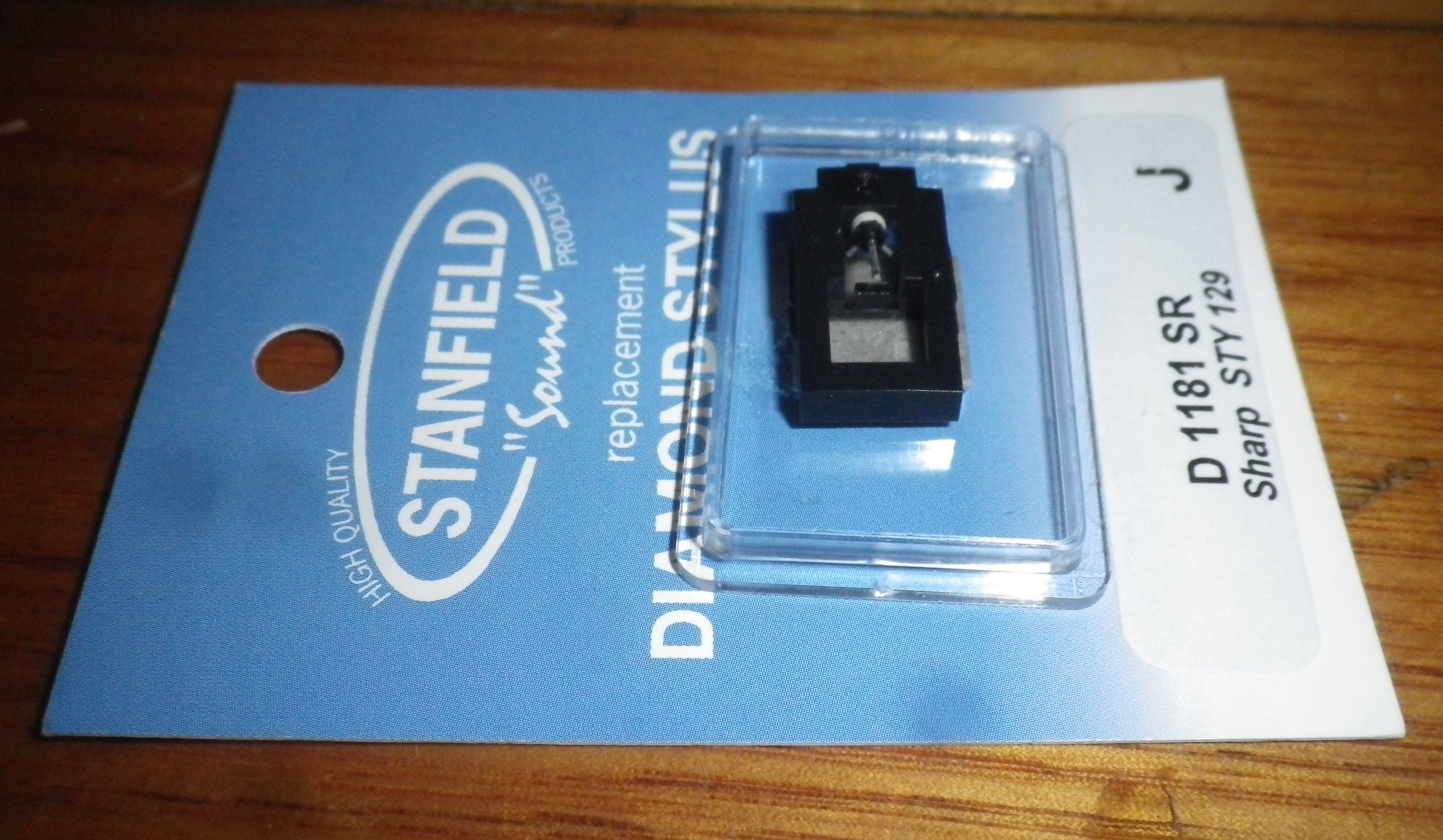 High - Quality Compatible Turntable Stylus for Sharp STY129, STY133 - Stanfield D1181SR Replacement Stylus