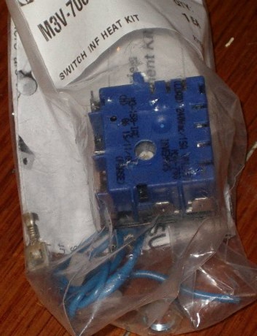 Invensys Universal Hotplate Simmerstat Control Switch - Suitable for Various Stove Models, Part No. M553-14, M3V-700K