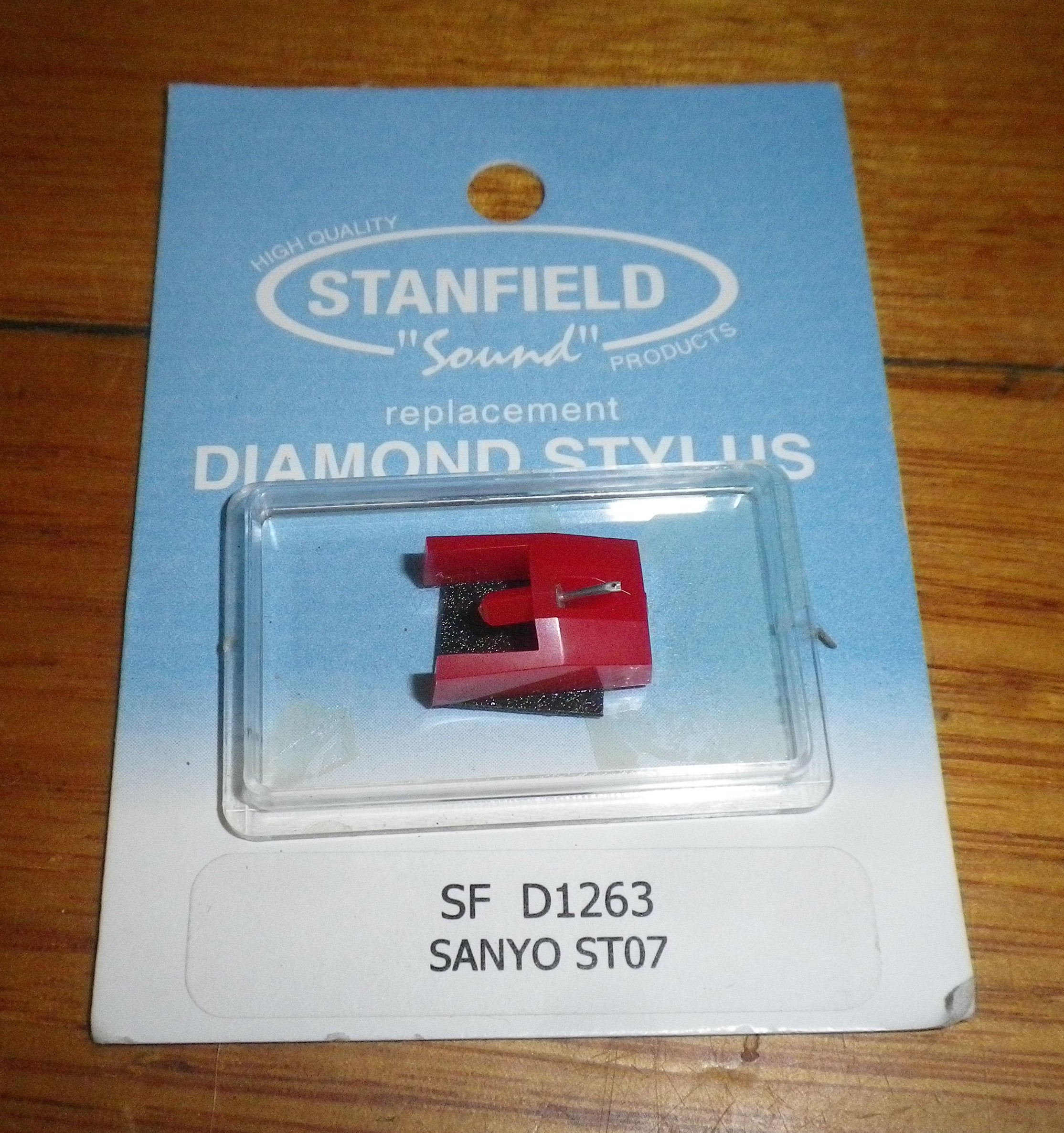 Compatible Conical Diamond Turntable Stylus for Sanyo ST07 - Part # D1263SR