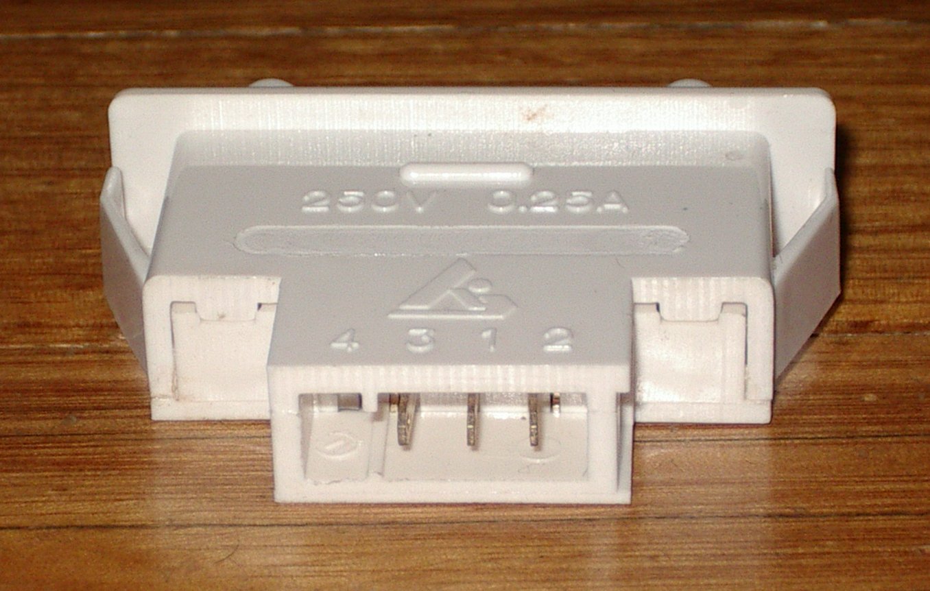 Sharp Dual - Button Refrigerator Light and Fan Switch, Part # RF170
