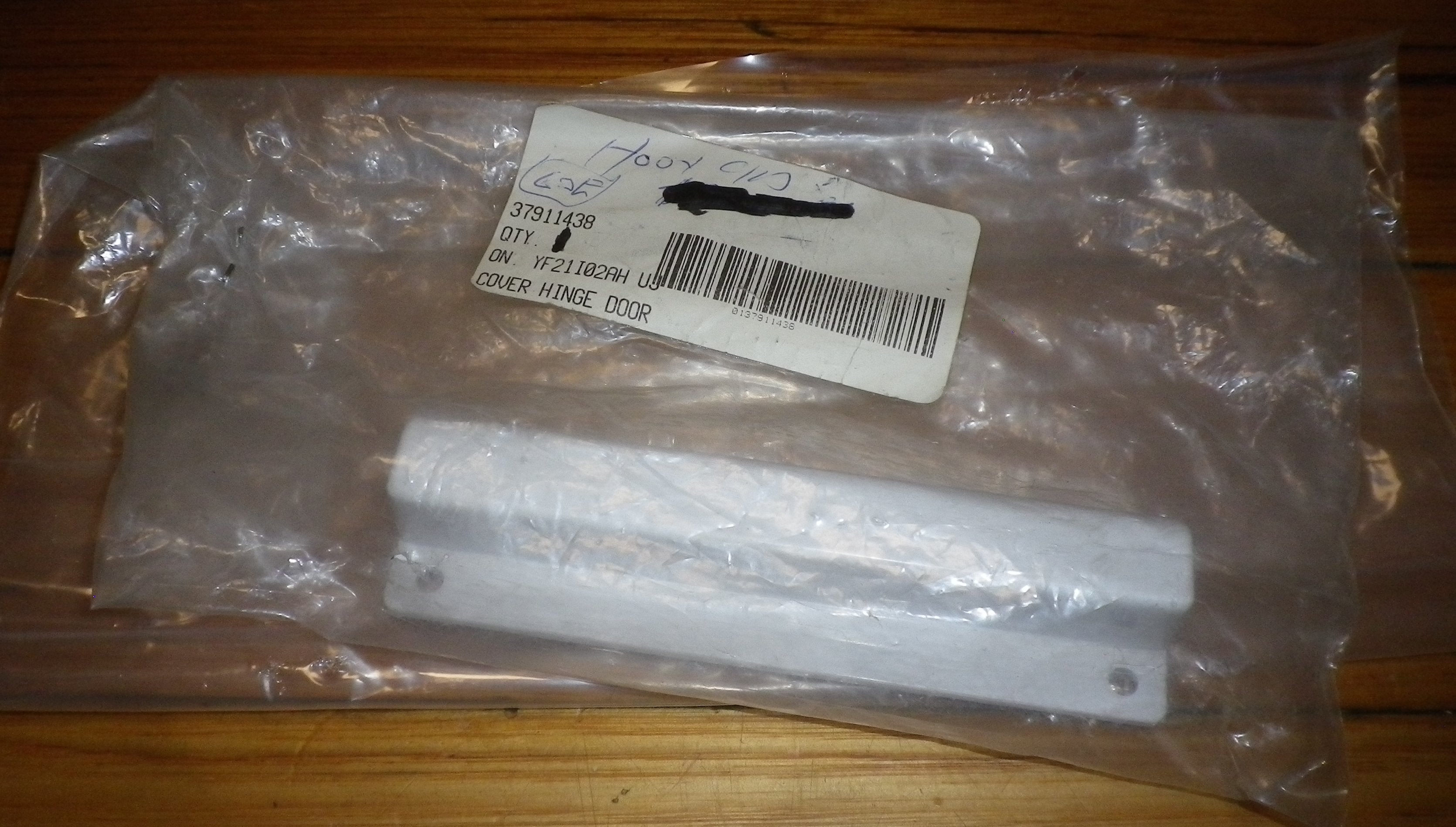 Genuine Hoover Dryer Door Hinge Cover Replacement Part - Part Number 37911438