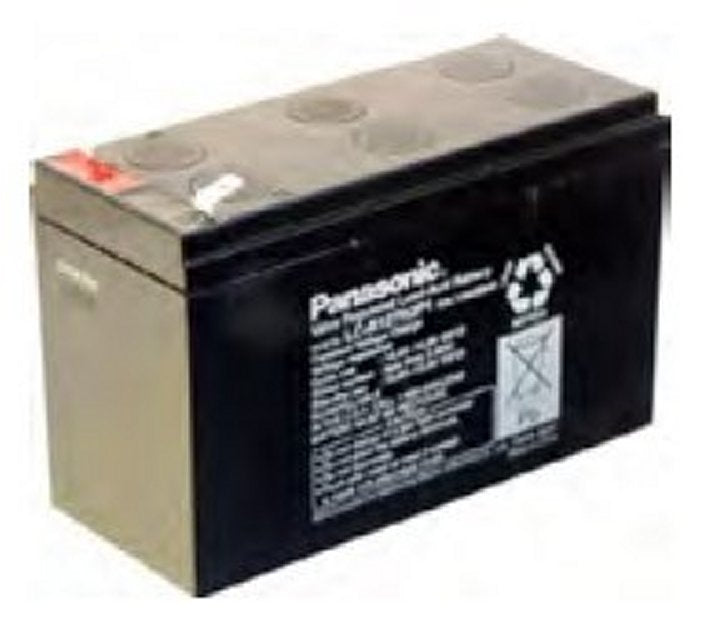 Panasonic 12V 7.2AH Sealed Lead - Acid Battery with 4.8mm Spade Terminals - Part # LC - R127R2P
