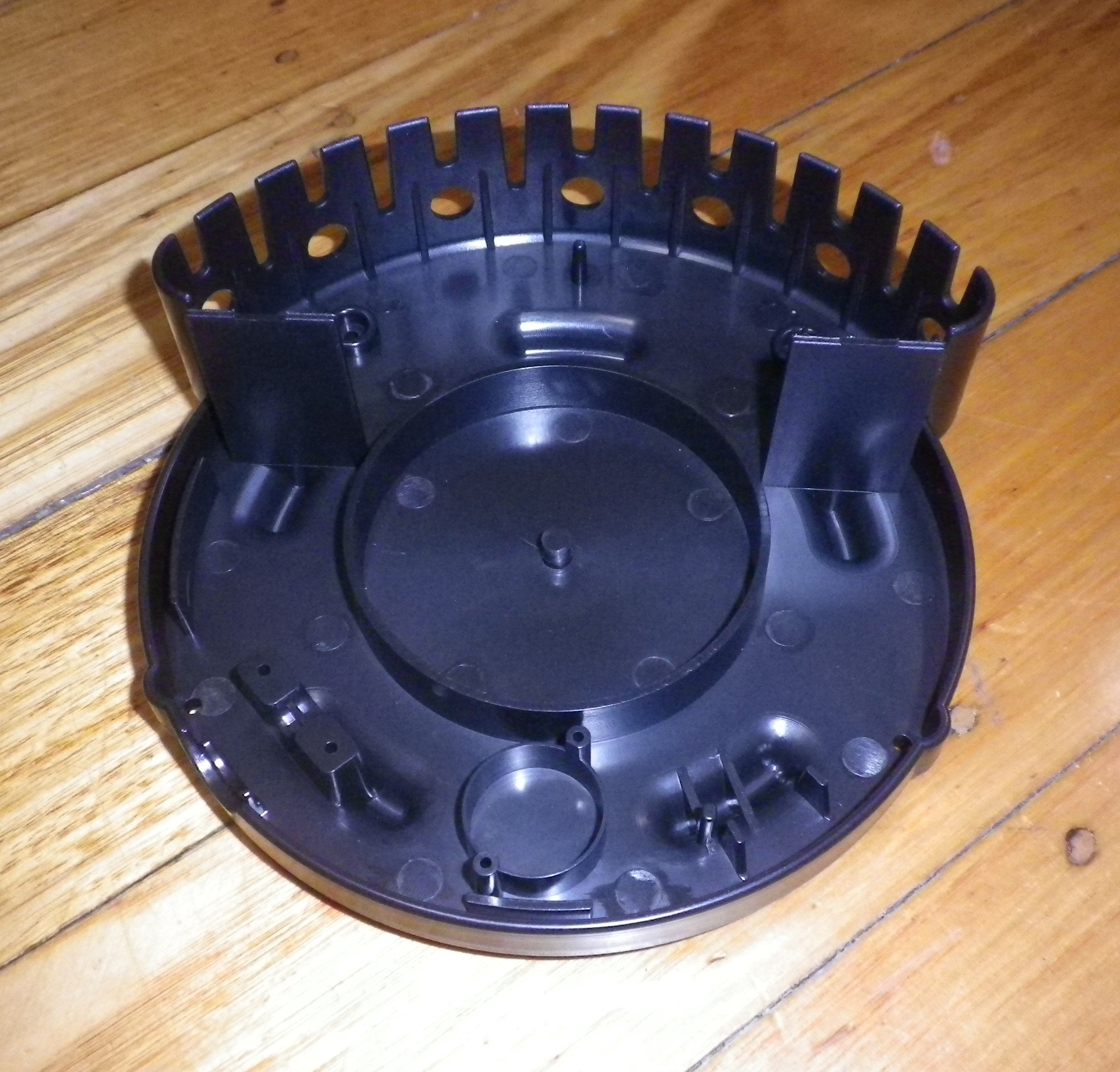 PacVac SuperPro 700 Backpack Vacuum Cleaner Motor Housing Bottom Cover - Part Number PV - CAP