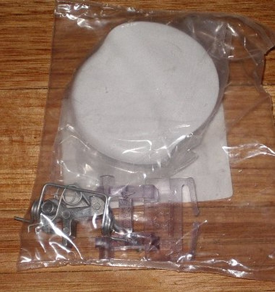 Omega White Front Loader Washing Machine Door Handle Kit - Part Number 651027659 for Model WD1052 - 1