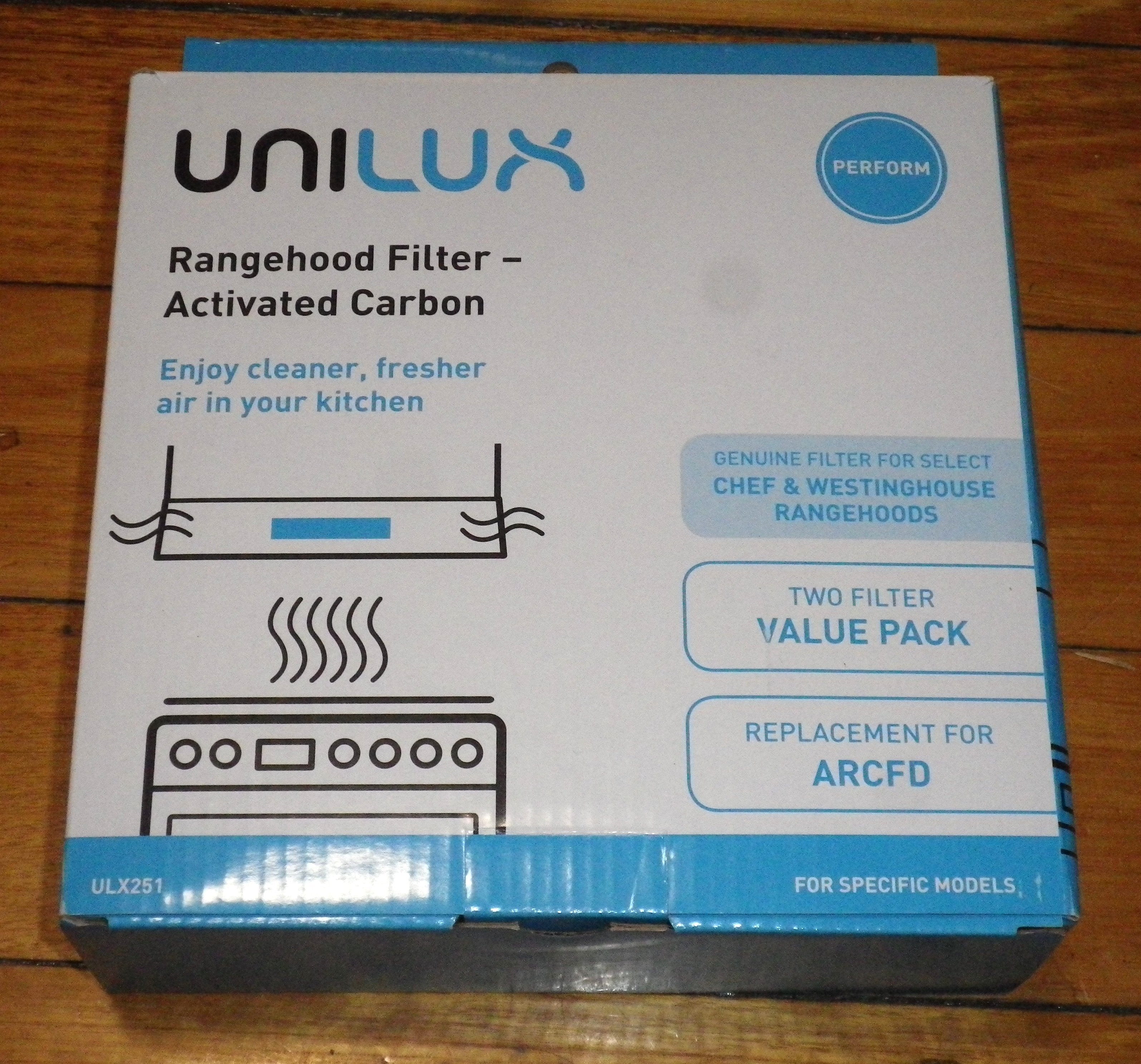 Westinghouse Compatible Round Charcoal Rangehood Filters (Pack of 2) - Part # ULX251