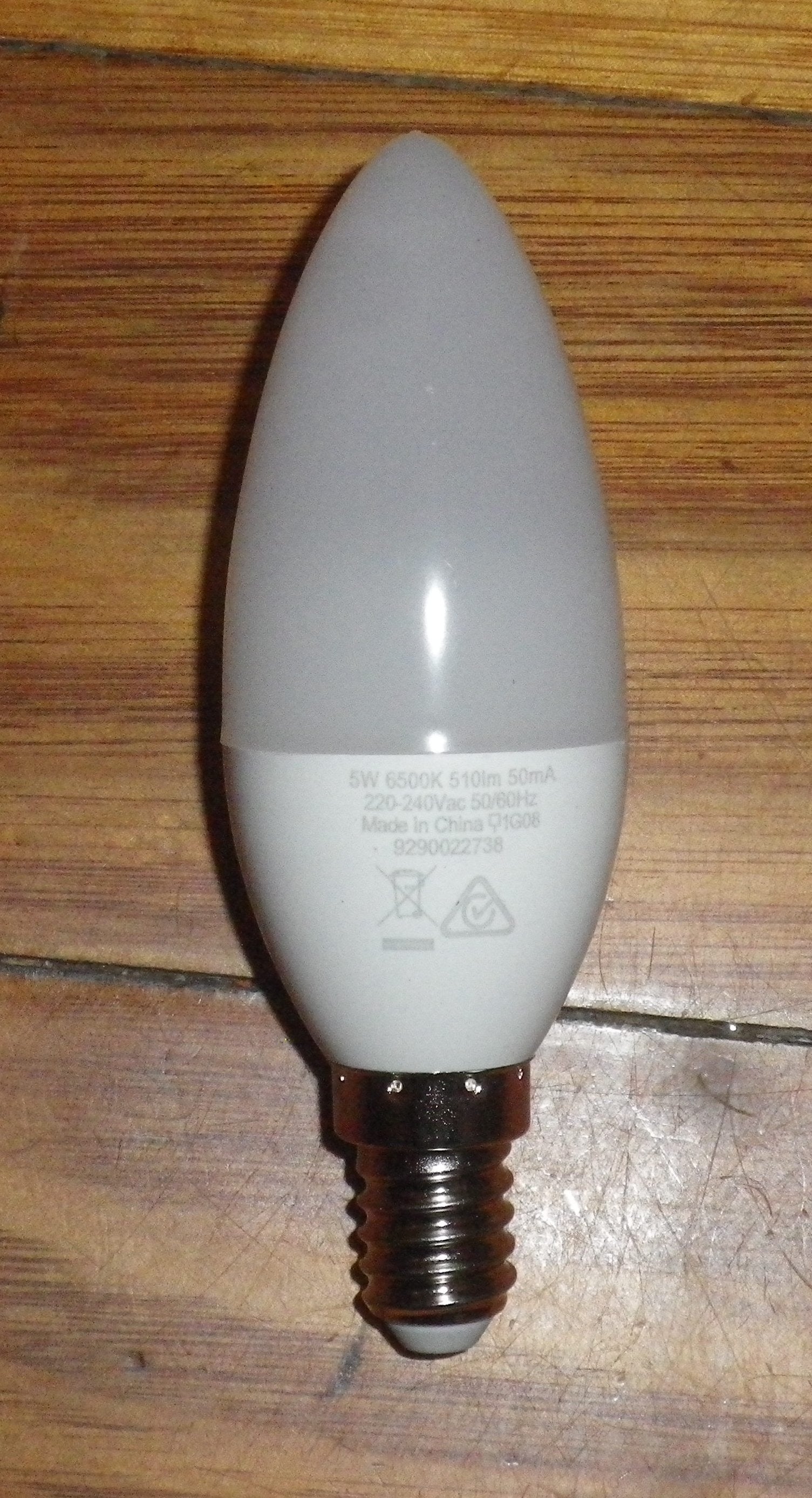 Philips 5W SES Candle LED Cool Daylight Globes (Pack of 2) - Part # 724474