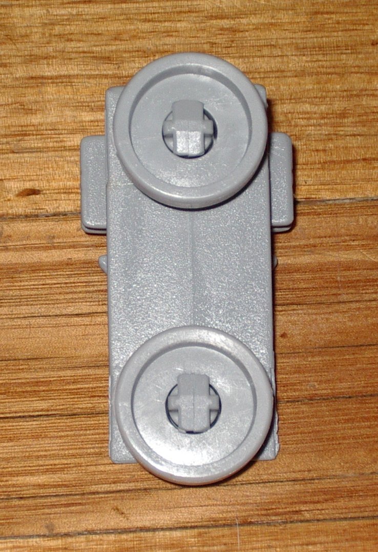 Vintage Westinghouse Dishwasher Upper Basket Dual Roller Assembly - Part Number 0238400040