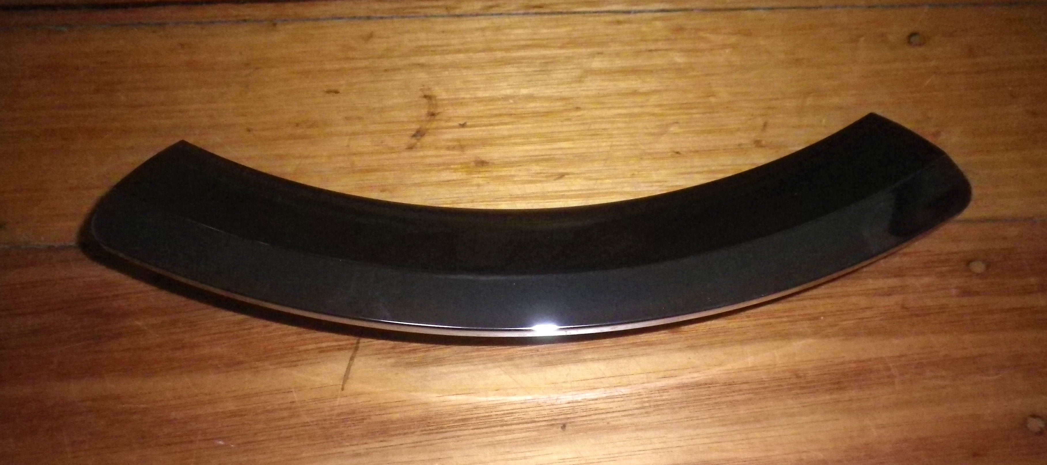 Chrome-Colored Door Handle for Siemens IQ500 Clothes Dryer - Part # 646944