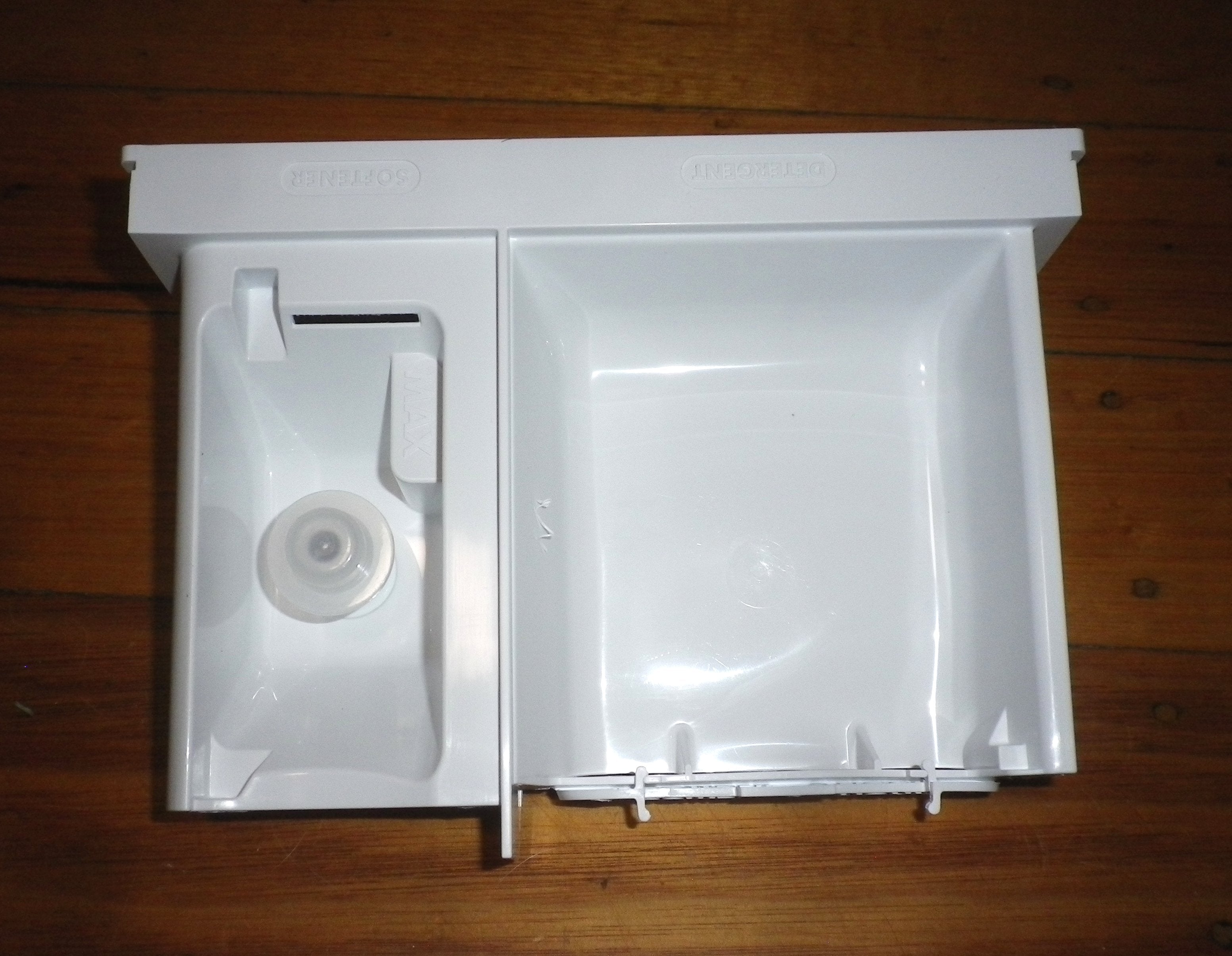Genuine Simpson SWT1043 and SWT8043 Washing Machine Top Loader Detergent Dispenser Tray - Replacement Part # 140008932059