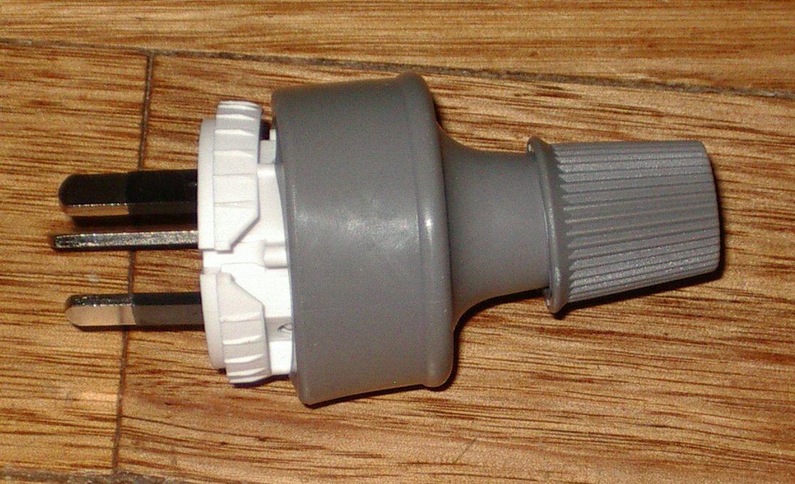 Pack of 10 Grey 10Amp 240V Australian 3 - Pin Mains Plug Tops - ACP3P10GY10
