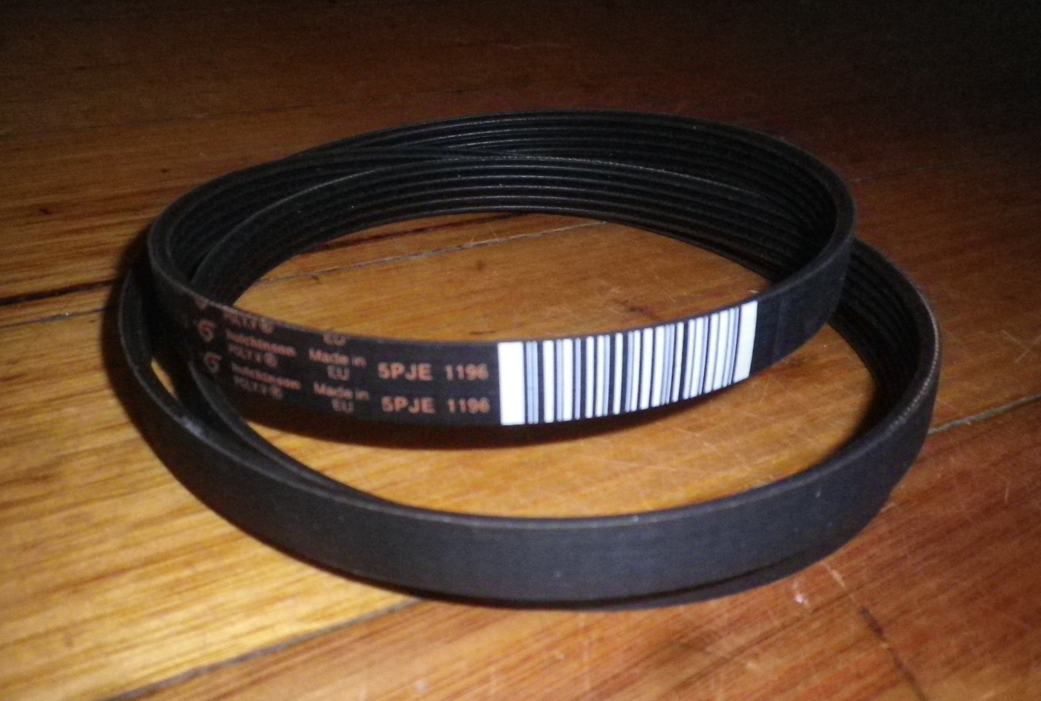 Simpson SWF Series Front Loader Drum Belt 1196mm Length, 12mm Width - Part #132353120
