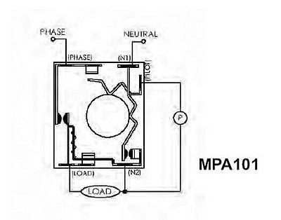 Westinghouse Chef Griller Simmerstat Control Device - Part Number 0534001705, Also Known as MPA101