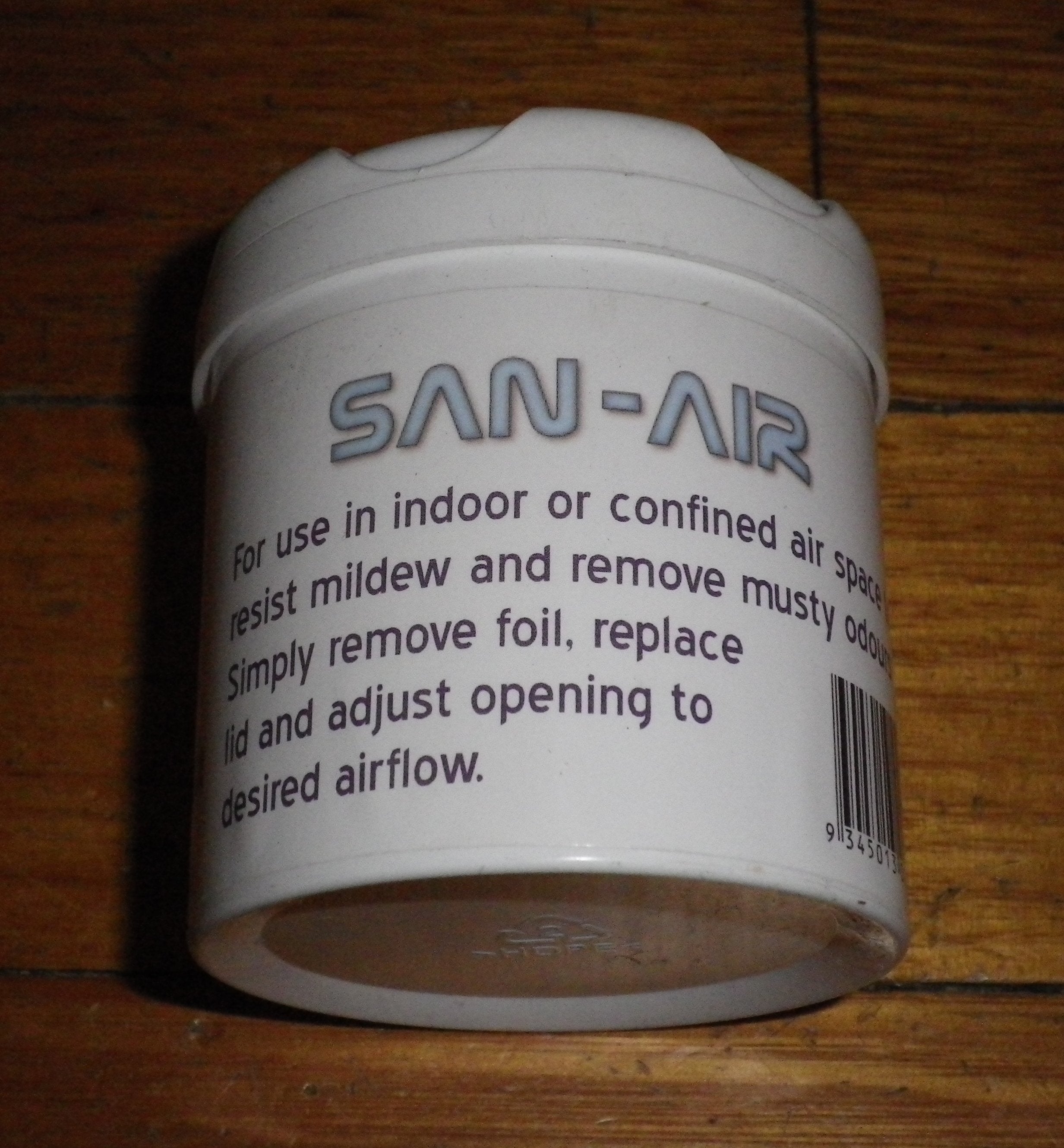 San-Air 75gm Personal and Room Air Sanitizer Jar - Product Part Number CL050