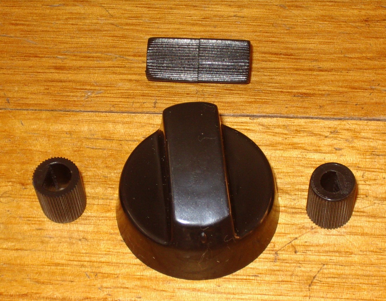 Universal Black Handy Gas or Electric Stove Control Knob Kit (Pack of 4) - Part Number KNB35K