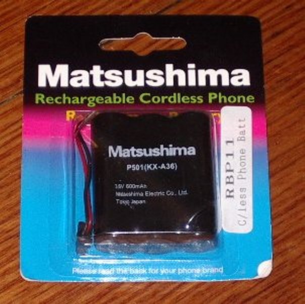 Panasonic 3.6V 3X AA Rechargeable Nickel Cadmium Phone Battery - Part RBP11