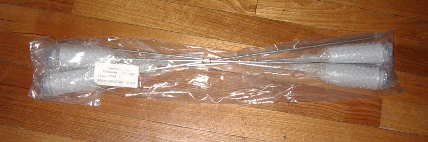 Simpson, Hoover, Westinghouse High - Quality Suspension Rod Kit for Large Top Suspended Washing Machines (Set of 4), Part # 0138200034