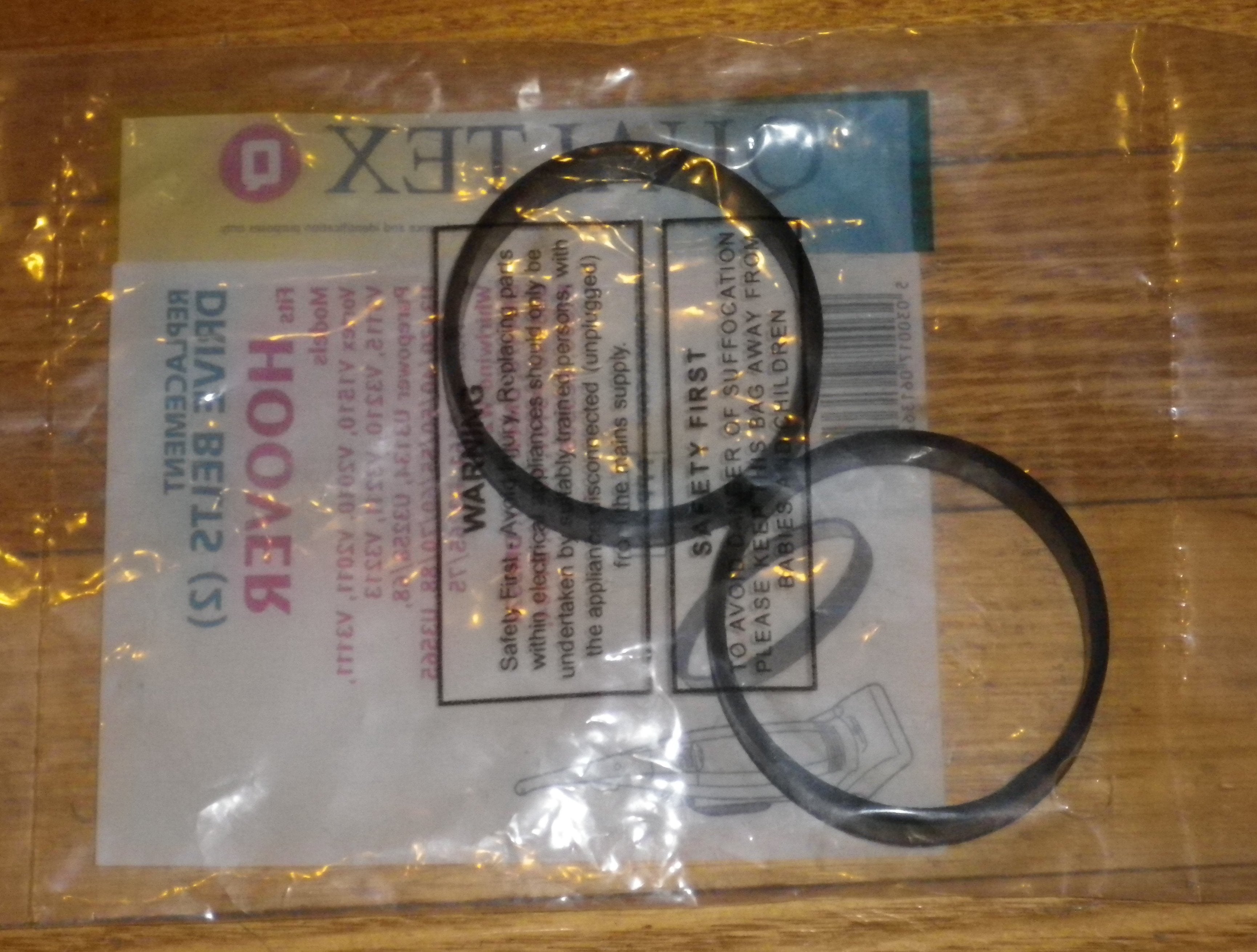 Hoover PurePower Powerdrive Replacement Drive Belts (Pack of 2) - Part Number PPP136