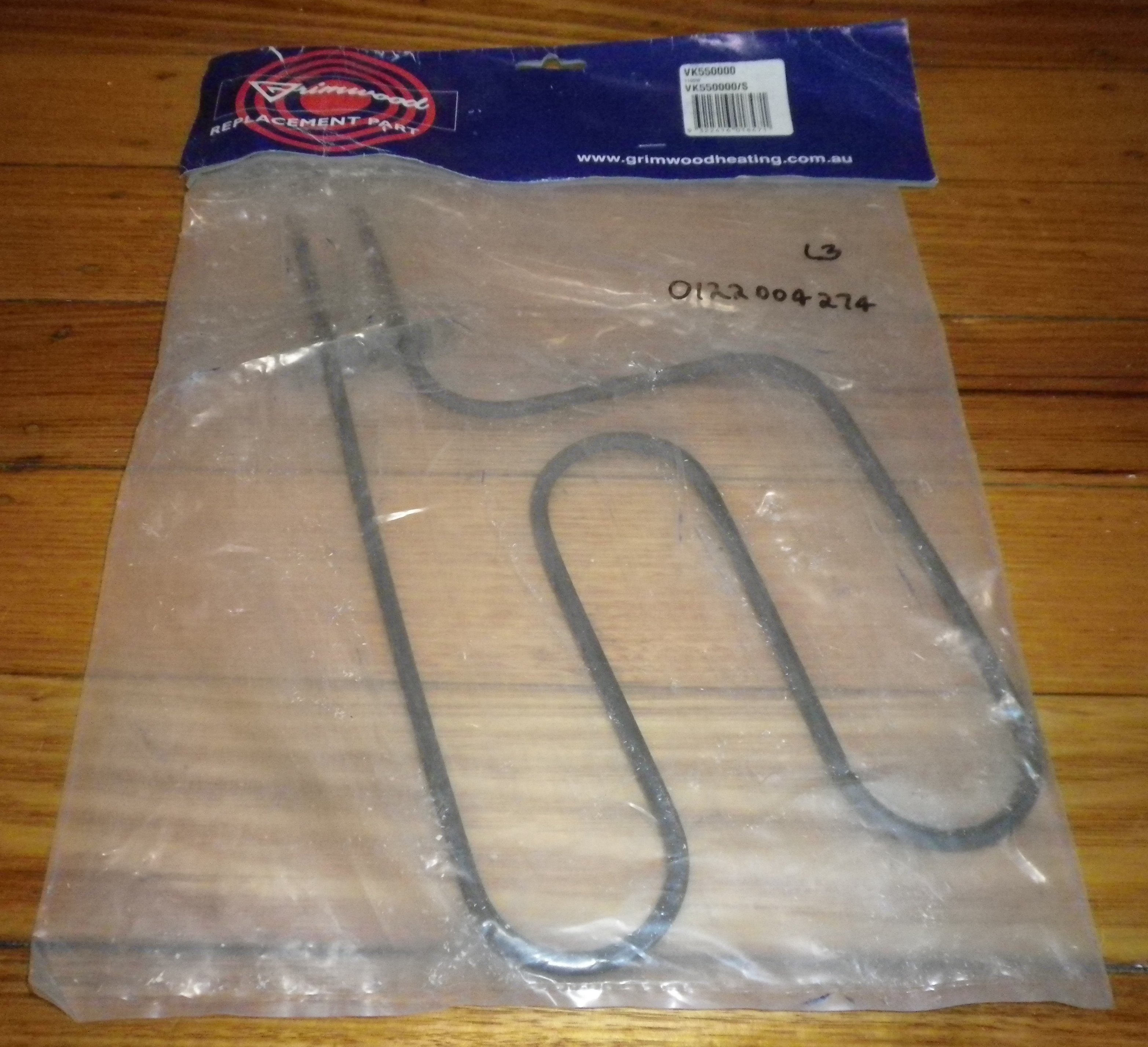 Simpson 1100-Watt Split Grill Heating Element - Genuine Part # 0122004274, Equivalent to Grimwood Part No. VK550000 for Stoves