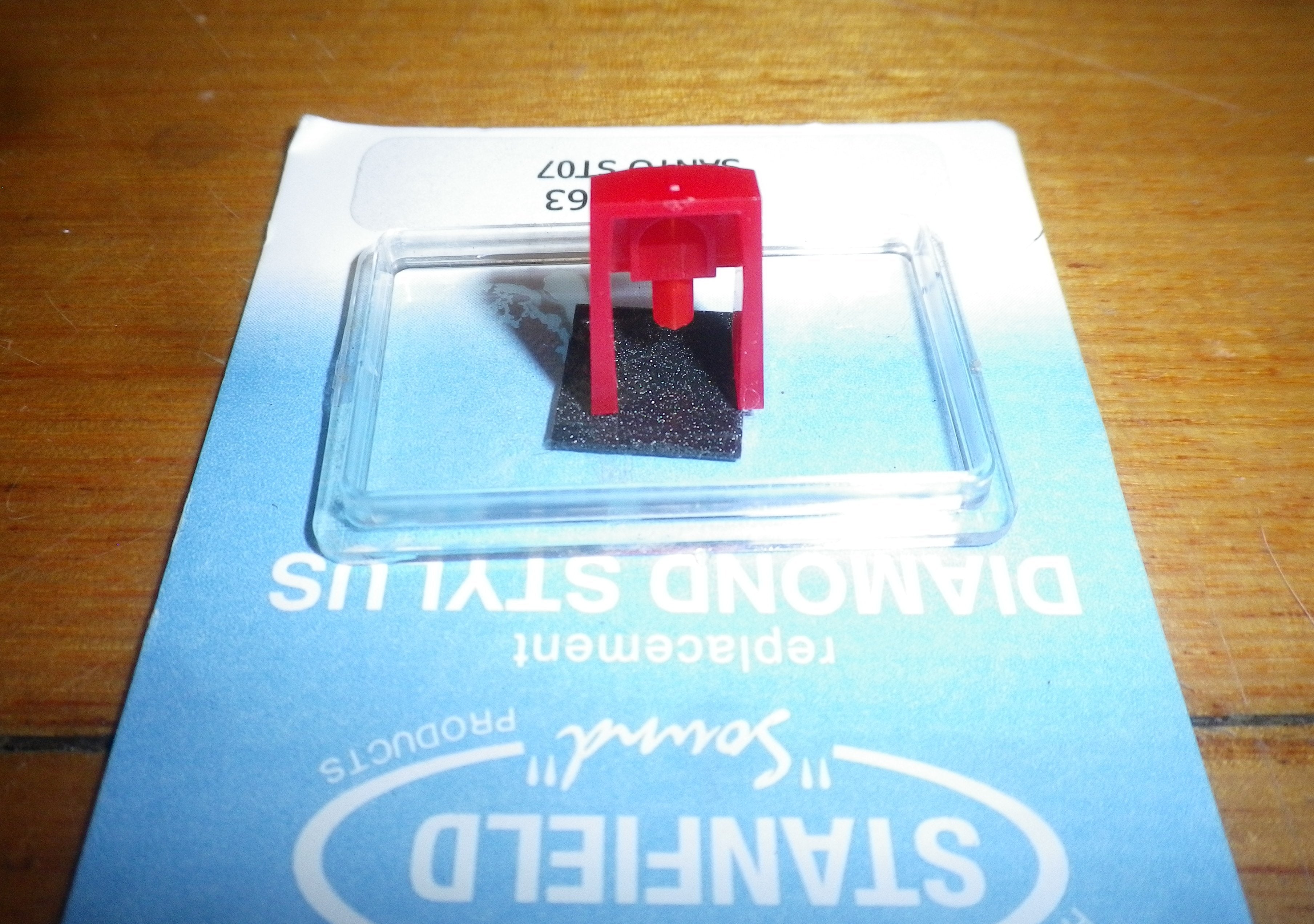 Compatible Conical Diamond Turntable Stylus for Sanyo ST07 - Part # D1263SR