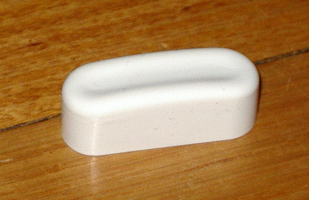 Hoover Apollo Clothes Dryer Male Door Catch Push Button Cap - Replacement Part # 0612300025