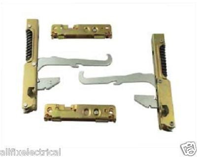 Omega, Smeg 4-Piece Oven Door Hinge Set - Genuine Part #691330361
