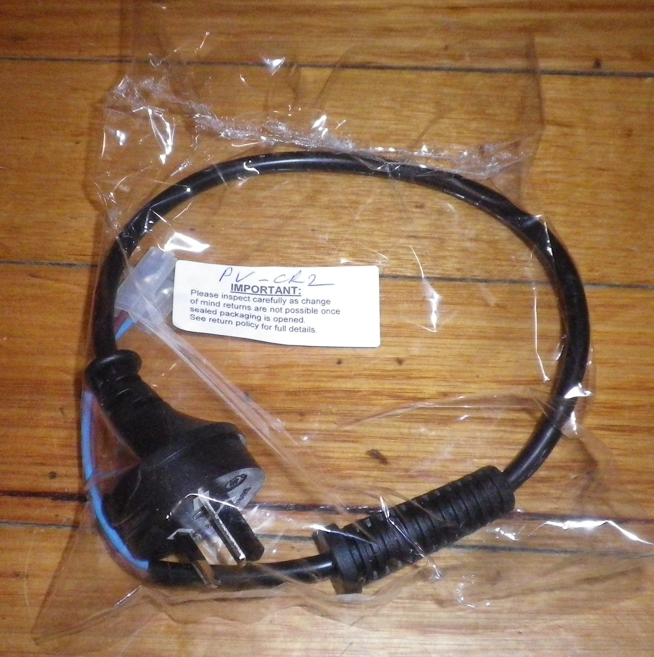 PacVac SuperPro 700 (Early Model) and Thrift Backpack 500mm Electrical Power Cord - Part Number PV - CR2