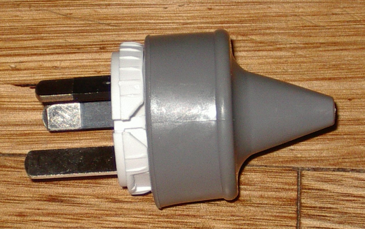 20 Pack of Grey 10Amp 240V 2-Pin Mains Plug Tops - Part # ACP2123-20
