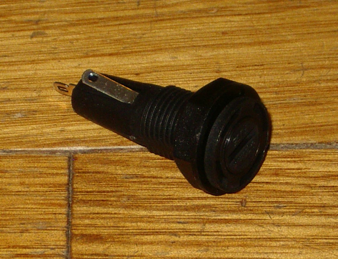 High-Temperature 20mm x 5mm Panel Mount Fuseholder - Part # FH31