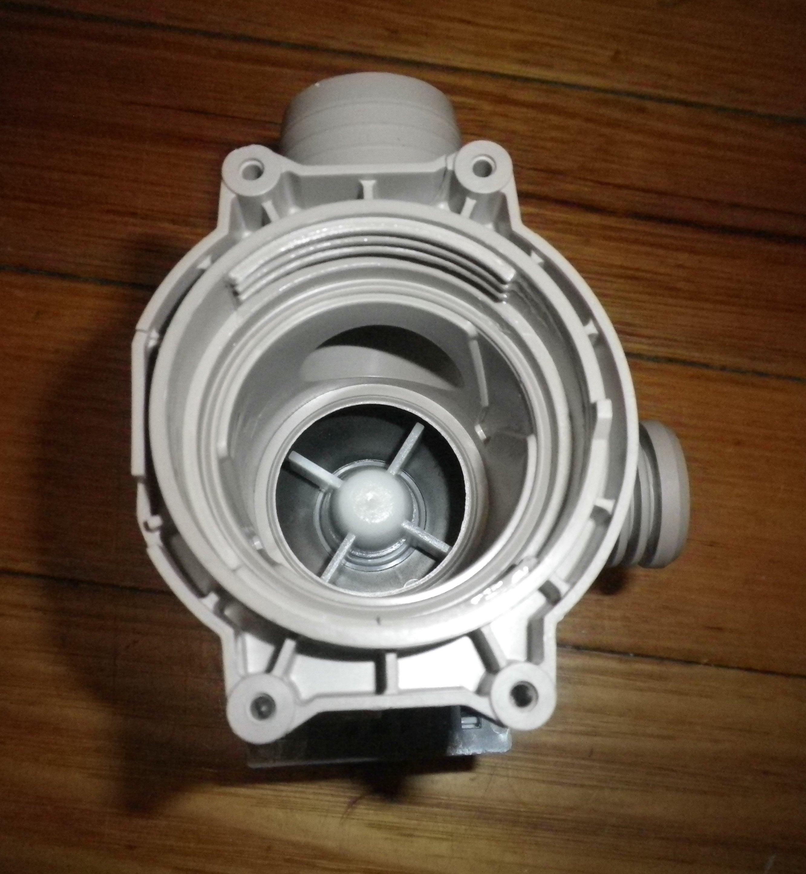 Haier Complete Front Loader Washing Machine Electric Pump Assembly - Model WH7560J1, Part # H0022150033660401G
