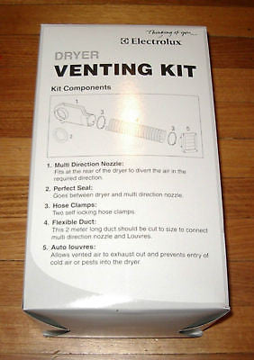 High - Quality New - Style Simpson and Westinghouse Dryer Ventilation Kit with Hose - Part # DVK006