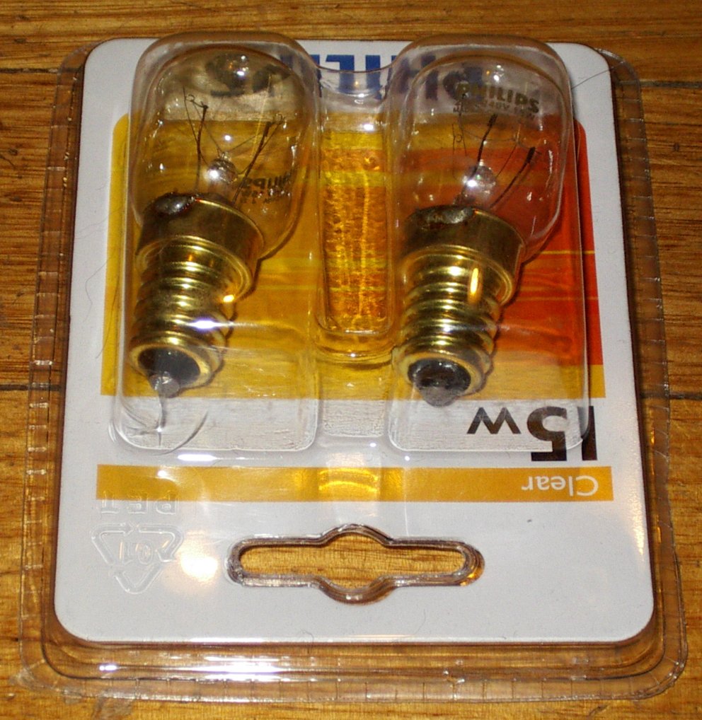 Philips 15W SES E14 Miniature Pilot Globe (Pack of 2) - Part # 079431