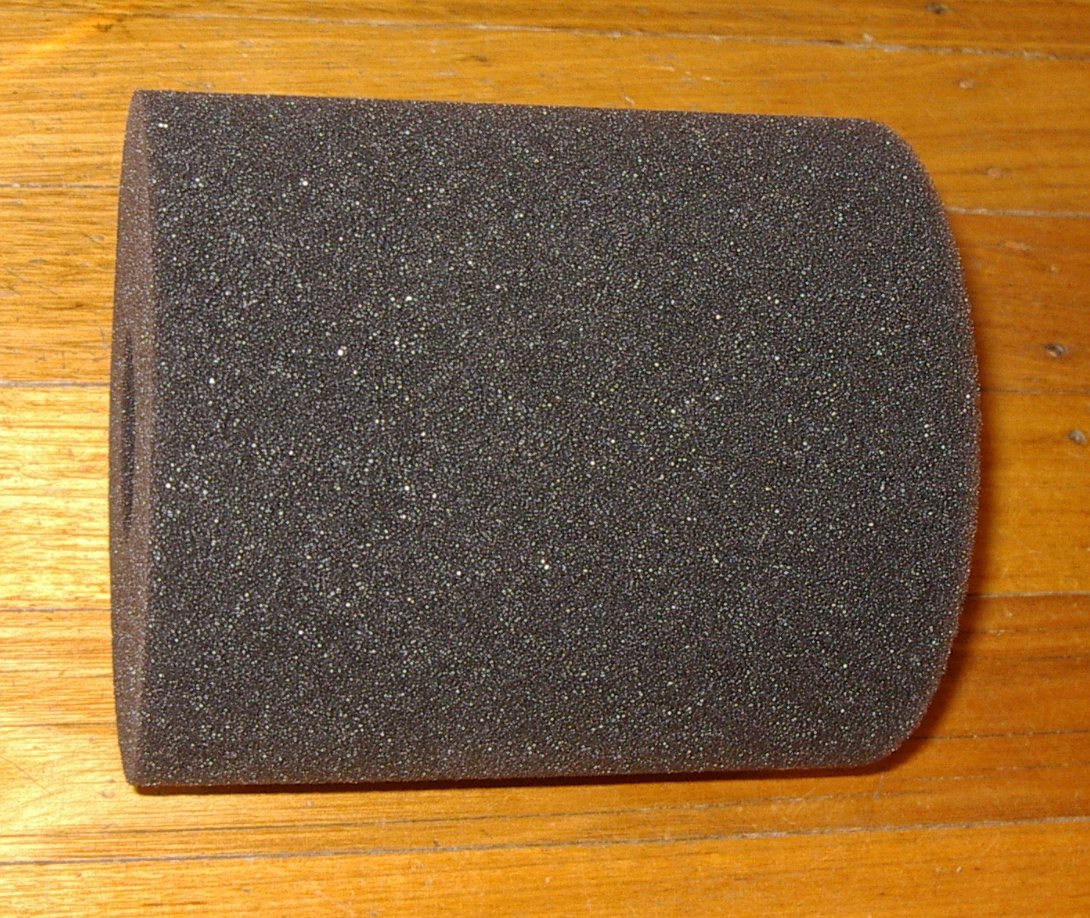 High - Quality Ducted Vacuum Foam Filter - Valet, Electron, AusKay Compatible, Part # FILTF1