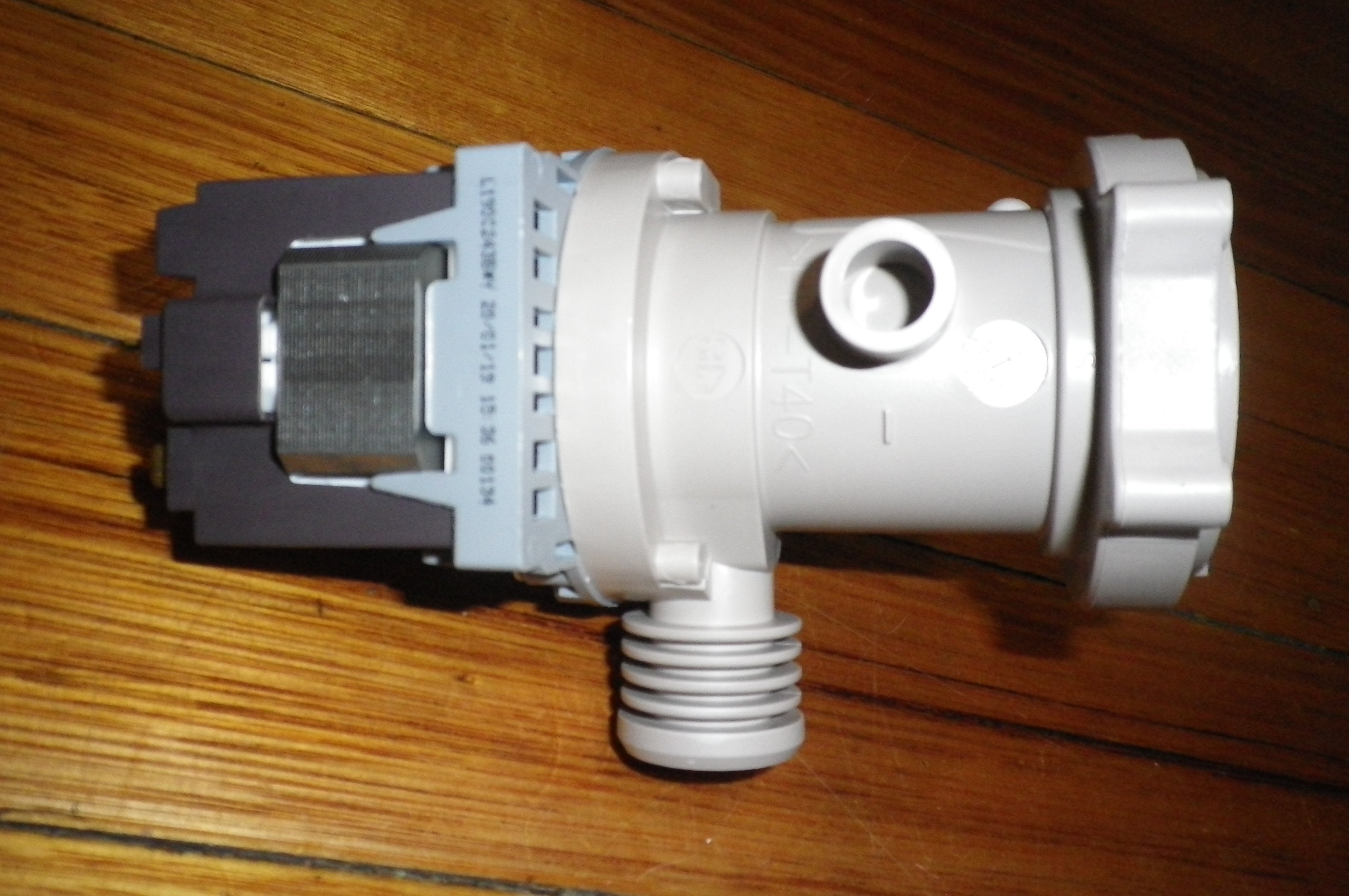 Haier Complete Front Loader Washing Machine Electric Pump Assembly - Model WH7560J1, Part # H0022150033660401G