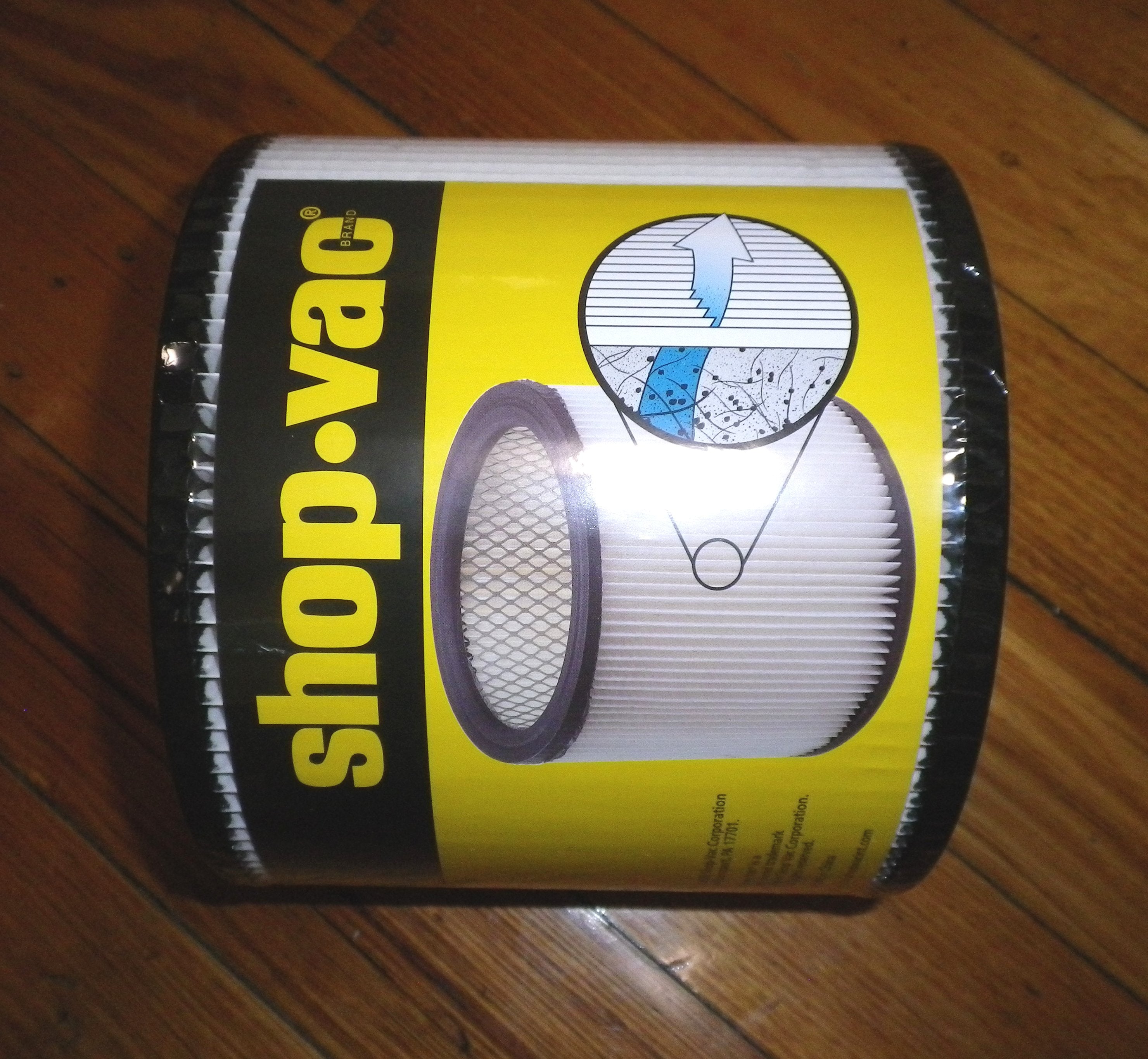 ShopVac, Ozito, Ryobi, HomeLite Branded Cartridge Filter for Wet and Dry Canister Vacuums - Part Number FILTSV2