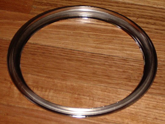 180mm Chrome Trim Ring for Glass Top Stove - Stove Accessory Part No. SE134