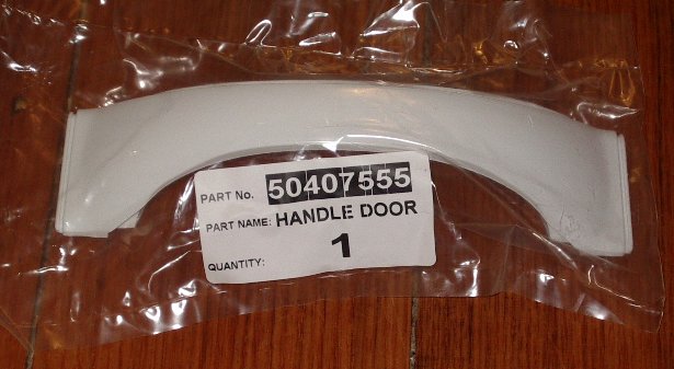 Hoover D505UF Replacement Plastic Fridge and Freezer Door Handle Assembly - Part Number 50407555